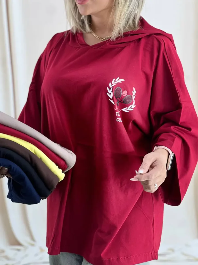 هودی باکسی نخ پنبه
